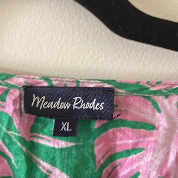 Meadow Rhodes Tropical print Maxi Dress SZ XL - Picture 2 of 5